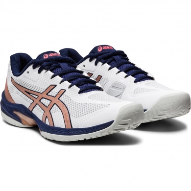 Asics Buty tenisowe Court Speed FF Allcourt białe/różowe złoto Damskie